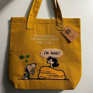 Japan Starbucks x Peanuts Tote
